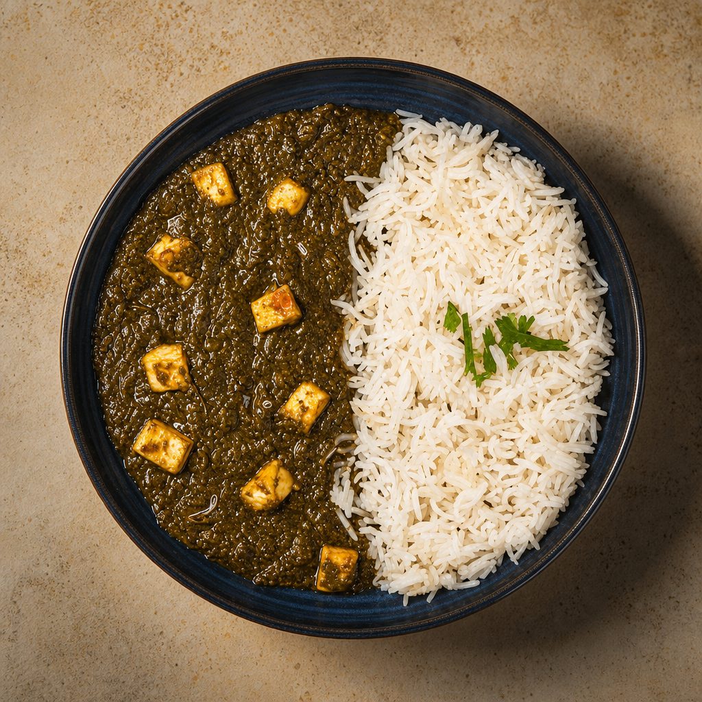 Palak Curry Bowl.